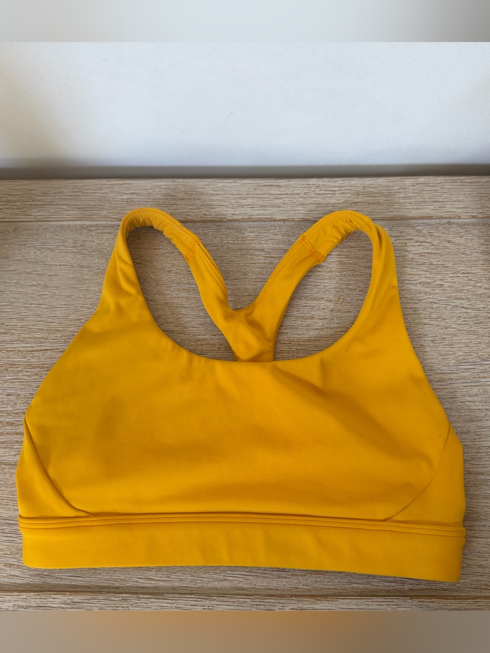 Athleta golden yellow sports bra